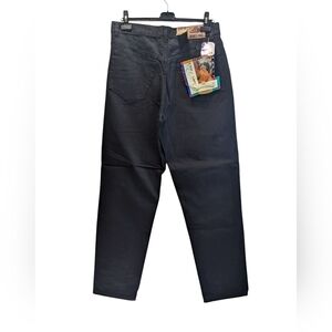 Brams Paris High Waisted Black Barrell Leg Jeans with Classic Design Size XL